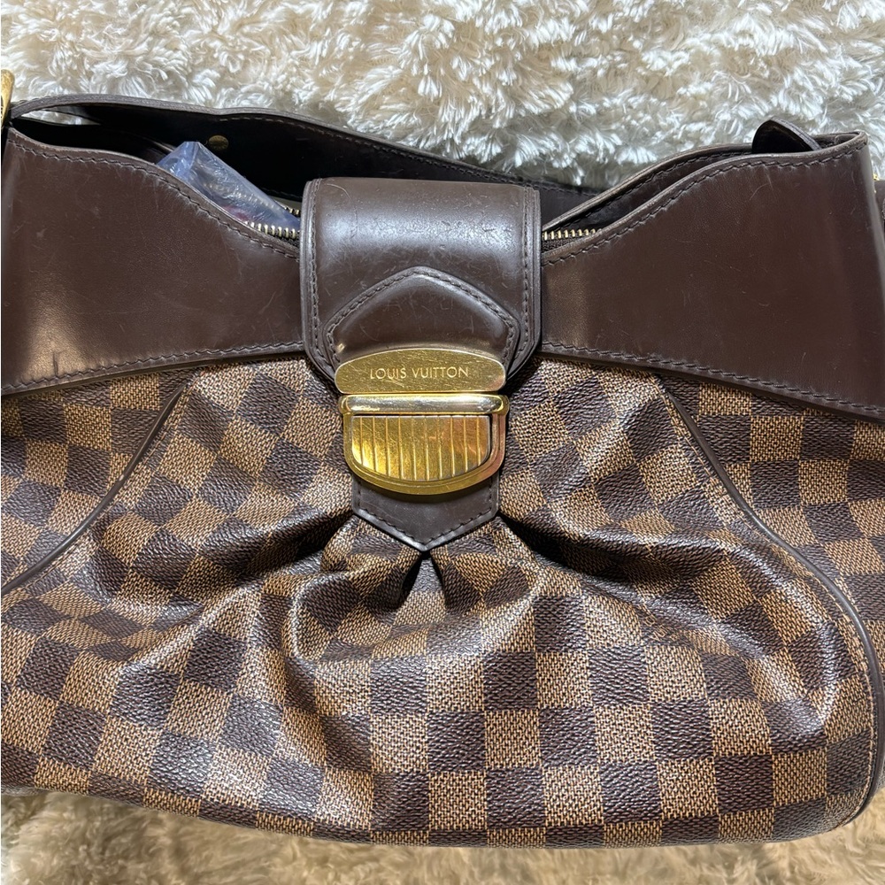 Louis Vuitton Damier Dark Brown Checkered Shoulder Bag